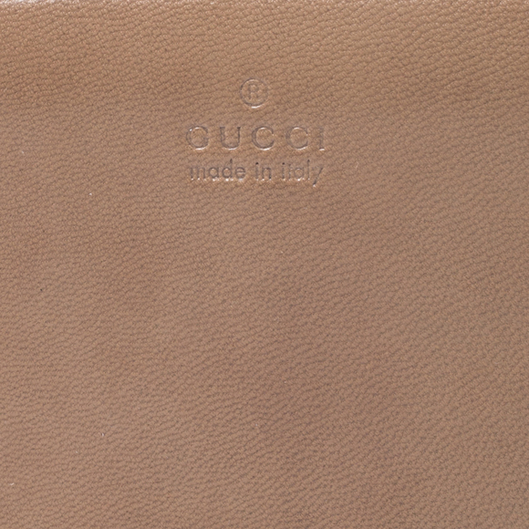 GUCCI Light Brown Leather Wristlet Wallet - Picture 5 of 9